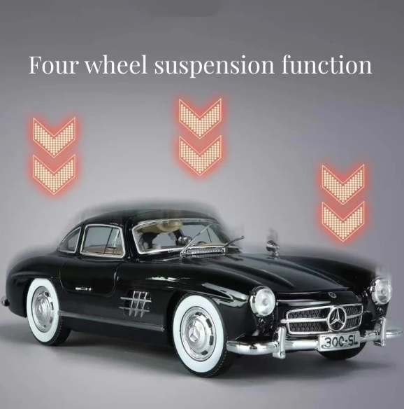 Miniature Mercedes 300sl – Puissance et Luxe à l’Ivoirienne.