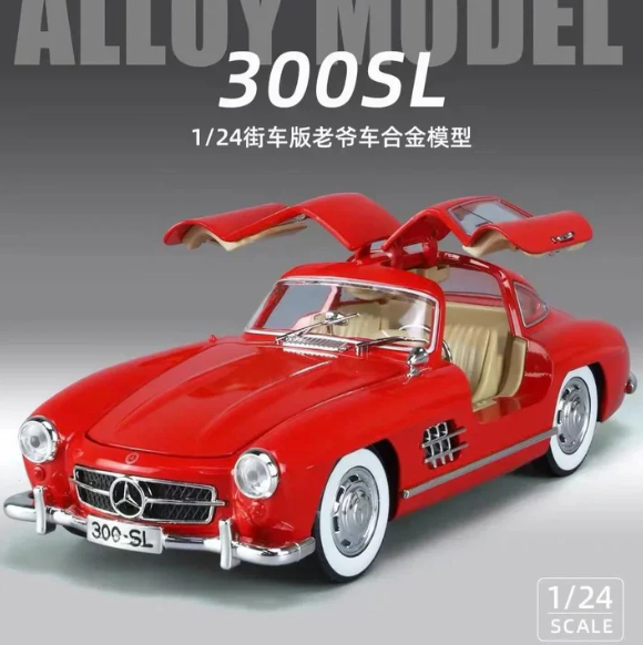 Miniature Mercedes 300sl – Puissance et Luxe à l’Ivoirienne.