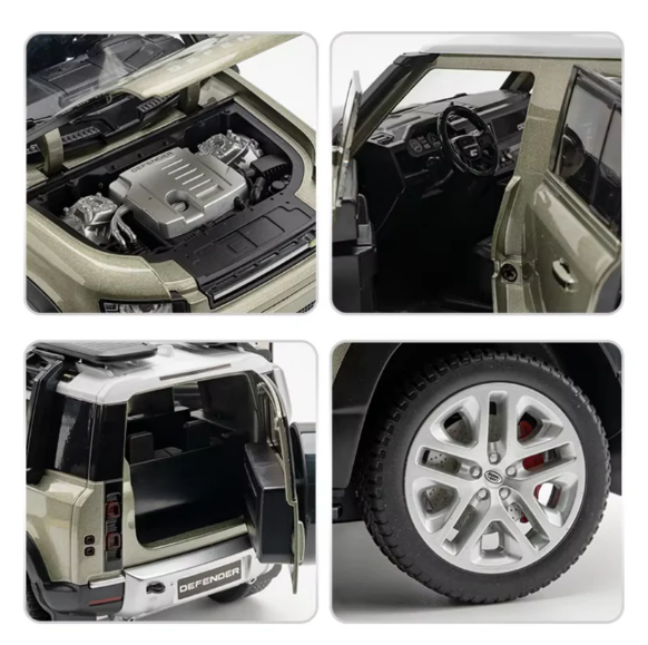 Réplique impressionnante du Land Rover Defender Range Rover à l'échelle 1/18.
