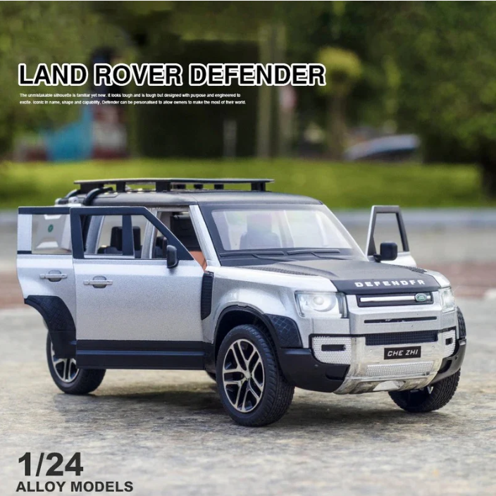 Réplique impressionnante du Land Rover Defender Range Rover à l'échelle 1/18.