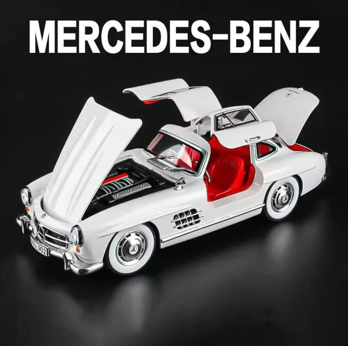 Miniature Mercedes 300sl – Puissance et Luxe à l’Ivoirienne.
