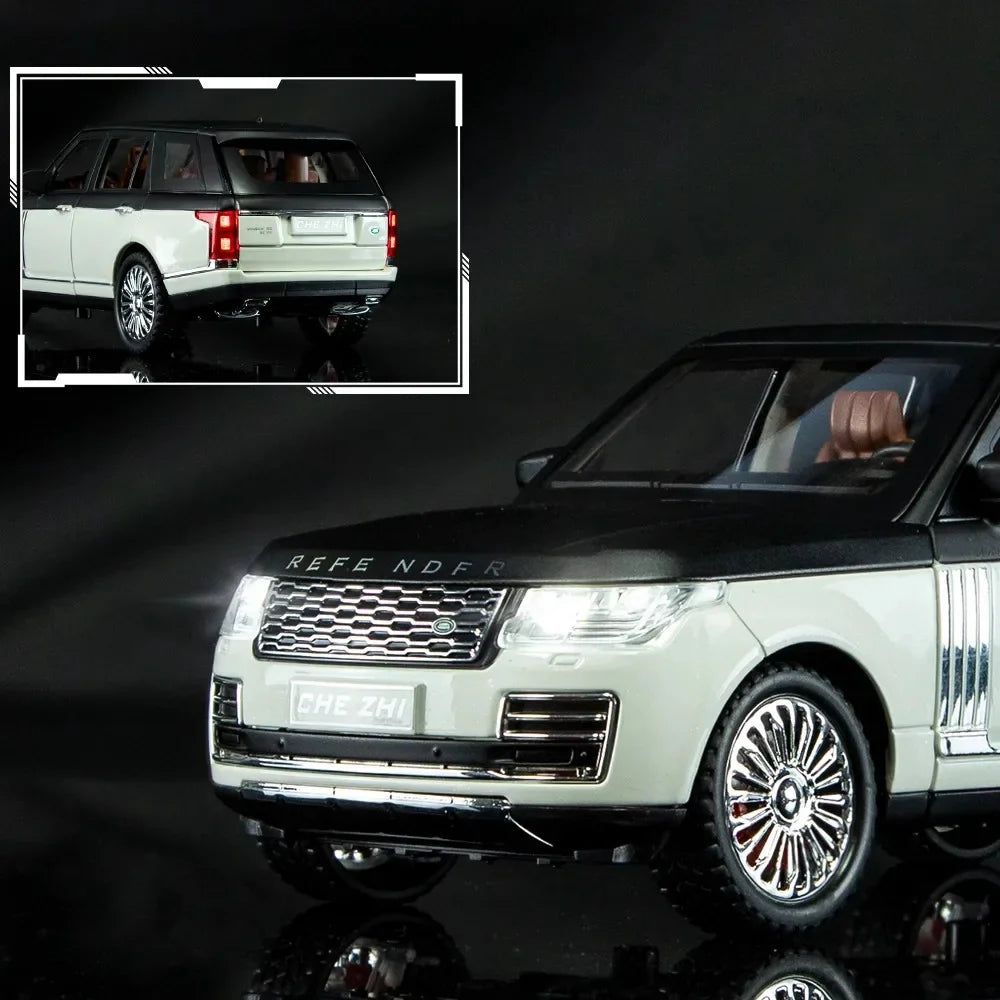 Modèle de voiture de luxe Land Rover Range Rover 1:24.